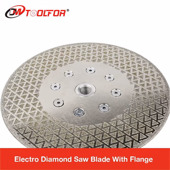 Galvanisierte Diamantklinge zum Schneiden von Marmor, Glas und Keramik